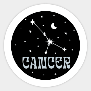 Cancer constellation Sticker